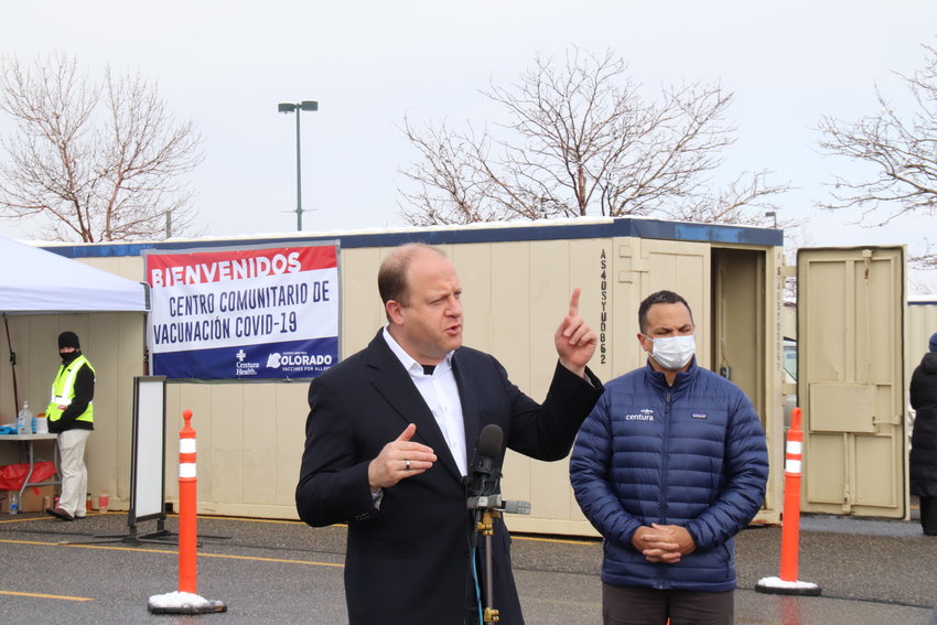Gov. Jared Polis visited a new mass vaccination site at the Dick’s Sporting Goods Park in Commerce City that opened March 22. Initially, the new site’s goal is to administer 2,000 doses of the COVID-19 vaccine per day, and eventually increase that to 6,000 per day. It is open four days a week for the first week, and it will be open more days in subsequent weeks. “We really looked for sites that are easily accessible, centrally located and of course, can accommodate,” Polis said on his visit. Dick’s Sporting Goods Park site is one of several mass vaccination sites throughout the state.